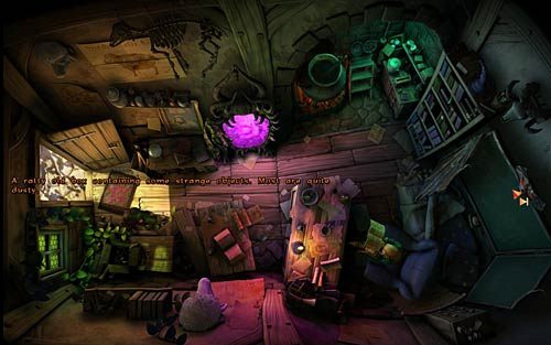 Rozejrzyj się po pomieszczeniu szkoły - Wilbur zostaje magiem (1) - Głodne szczury - Rozdział 2 - In the Town - The Book of Unwritten Tales - poradnik do gry