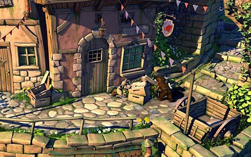 Idź jeszcze raz do kanałów i zacznij z nim rozmowę wyczerpując wszystkie tematy - Wilbur zostaje magiem (2) - Jak dorobić sie fortuny - Rozdział 2 - In the Town - The Book of Unwritten Tales - poradnik do gry