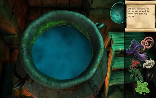 Z kanałów powinna powiewać biała flaga - Wilbur zostaje magiem (3) - Przyrządzanie eliksiru - Rozdział 2 - In the Town - The Book of Unwritten Tales - poradnik do gry