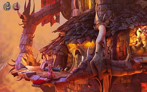 Kluczem otwórz kajdany przytrzymujące nogi Ivo (Unlock the chains) - Jak uwolnić się z lochów? - Rozdział 4 - The Wild Lands - The Book of Unwritten Tales - poradnik do gry