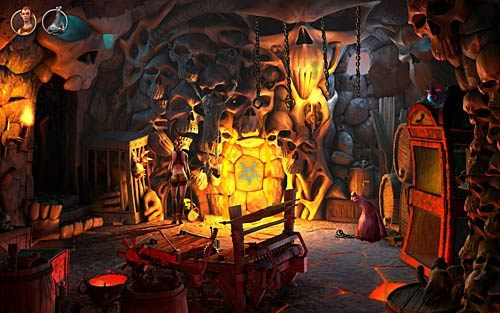 Troll siedzi w klatce, ale jako Ivo jeszcze raz sprawdź małą celę znajdującą się obok (Wake up the something) - Jak uwolnić się z lochów? - Rozdział 4 - The Wild Lands - The Book of Unwritten Tales - poradnik do gry