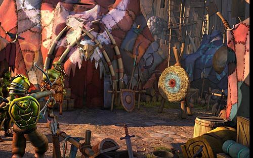 Idź porozmawiać z wodzem orków - Próba celności - Rozdział 4 - The Wild Lands - The Book of Unwritten Tales - poradnik do gry