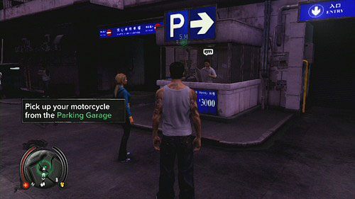 Na początku podejdź do pobliskiego parkingu i zabierz z niego motor - Amanda | Opis przejścia Sleeping Dogs - Sleeping Dogs - poradnik do gry