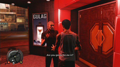 Udaj się szybko na miejsce i porozmawiaj z ochroniarzem - Club Bam Bam | Opis przejścia Sleeping Dogs - Sleeping Dogs - poradnik do gry