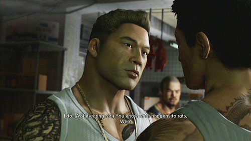 Po niezbyt przyjemnej rozmowie z Winstonem udaj się do sklepu z elektroniką i odbierz torbę z podsłuchem - Listening In | Opis przejścia Sleeping Dogs - Sleeping Dogs - poradnik do gry