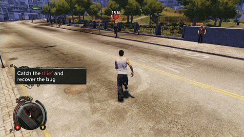 Niestety jak tyko wyjdziesz na zewnątrz ukradnie ci ją jakiś złodziej - Listening In | Opis przejścia Sleeping Dogs - Sleeping Dogs - poradnik do gry