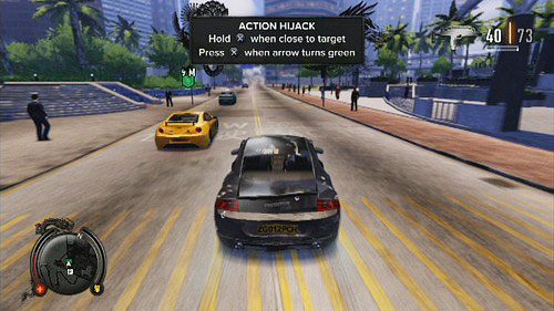 Gdy kobieta zostanie sama, podjedź do jej samochodu i przeskocz do środka (przytrzymaj i wciśnij X) - Uncle Po | Opis przejścia Sleeping Dogs - Sleeping Dogs - poradnik do gry