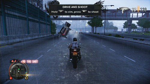 Twoim pierwszy celem jest zniszczenie towarzyszących przeciwnikowi samochodów i motocykli - Mrs. Chus Revenge | Opis przejścia Sleeping Dogs - Sleeping Dogs - poradnik do gry