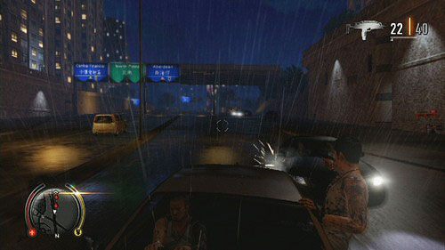 Pozbądź się ich strzelając w opony, dojedź we wskazane miejsce i wyciągnij porwanego na zewnątrz - Final Kill | Opis przejścia Sleeping Dogs - Sleeping Dogs - poradnik do gry