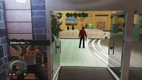 Gdy krótka cut-scenka dobiegnie końca, odbierz pistolet najbliższemu przeciwnikowi, a następnie błyskawicznie schowaj się za jakąś osłoną - Intensive Care | Opis przejścia Sleeping Dogs - Sleeping Dogs - poradnik do gry