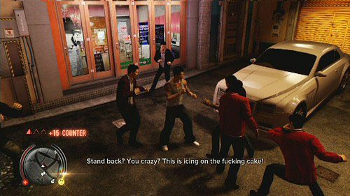 Tam czeka cię krótkie starcie z bandą osiłków - Important Visitor | Opis przejścia Sleeping Dogs - Sleeping Dogs - poradnik do gry