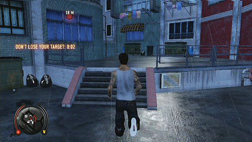 Po zatrzymaniu pojazdu Zi Wai będzie uciekał na piechotę - Buried Alive | Opis przejścia Sleeping Dogs - Sleeping Dogs - poradnik do gry