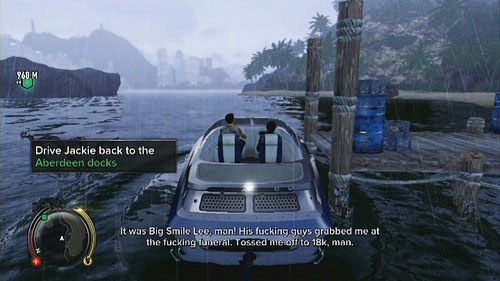 Gdy przyjaciel będzie bezpieczny, odwieź go na brzeg i wróć przespać się do apartamentu - Buried Alive | Opis przejścia Sleeping Dogs - Sleeping Dogs - poradnik do gry