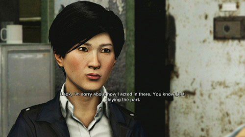 Musisz udać się do zaznaczonej na niebiesko siedziby pani oficer - Popstar Lead 1 | Zadania policyjne w Sleeping Dogs - Sleeping Dogs - poradnik do gry