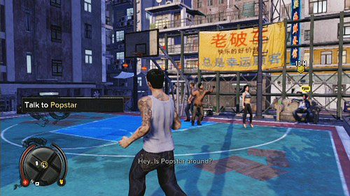 Porozmawiaj z nim, a następnie udaj się do wskazanego na mapie gangstera o ksywie Popstar - Popstar Lead 1 | Zadania policyjne w Sleeping Dogs - Sleeping Dogs - poradnik do gry