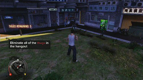 Po krótkiej rozmowie telefonicznej z oficer Teng zostaniesz wysłany na plac, gdzie czeka cię starcie z grupką bandytów - Popstar Lead 2 | Zadania policyjne w Sleeping Dogs - Sleeping Dogs - poradnik do gry