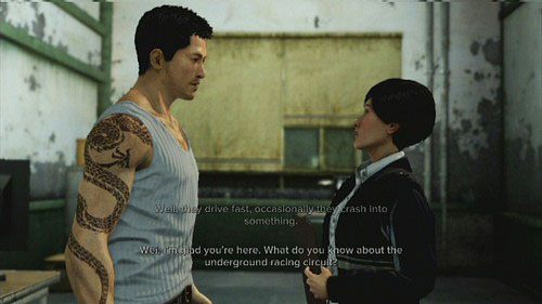 Udaj się do bazy oficer Teng i porozmawiaj z nią na temat ulicznych wyścigów - Hotshot Lead 1 | Zadania policyjne w Sleeping Dogs - Sleeping Dogs - poradnik do gry