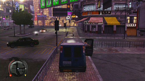 Wsiądź do stojącego niedaleko vana i udaj się do miejsca, gdzie ostatnio widziano Hotshota - Hotshot Lead 2 | Zadania policyjne w Sleeping Dogs - Sleeping Dogs - poradnik do gry