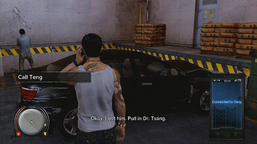 Żeby zakończyć zadanie, zawieź auto na wskazany parking i zadzwoń do Teng - Serial Killer Lead 3 | Zadania policyjne w Sleeping Dogs - Sleeping Dogs - poradnik do gry