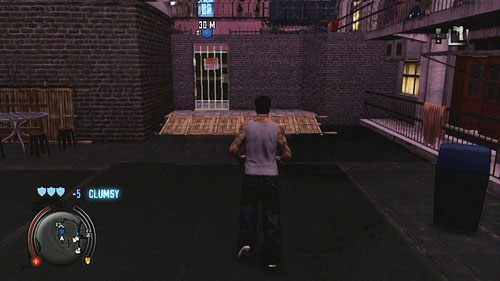 Przekonaj go, żeby podał ci adres kobiety i udaj się we wskazane miejsce, opuszczając bar tylnym wyjściem - Kidnapper Lead 1 | Zadania policyjne w Sleeping Dogs - Sleeping Dogs - poradnik do gry