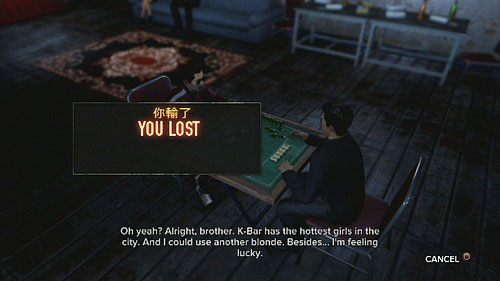 Gdy przegrasz trzy pojedynki, Shen zaoferuje przeciwnikowi grę o kobietę - Kidnapper Lead 2 | Zadania policyjne w Sleeping Dogs - Sleeping Dogs - poradnik do gry