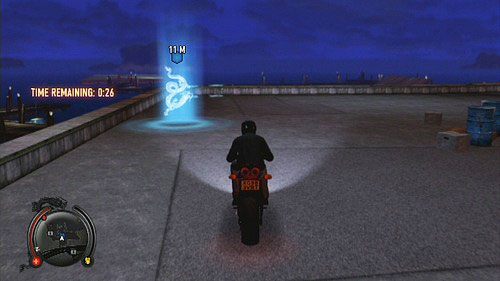 Musisz potem śledzić kobietę, jadąc jej motocyklem między kolejnymi punktami - Kidnapper Lead 3 | Zadania policyjne w Sleeping Dogs - Sleeping Dogs - poradnik do gry