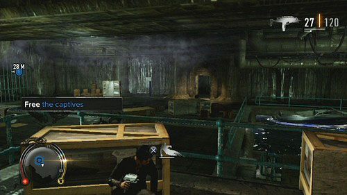 Zanim nadbiegnie kolejna, podnieś broń zabitych przeciwników, a następnie schowaj się za używanymi przez nich osłonami - Kidnapper Lead 3 | Zadania policyjne w Sleeping Dogs - Sleeping Dogs - poradnik do gry