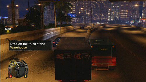 Musisz na nią przeskoczyć podczas jazdy (X), a następnie zawieźć do wskazanego garażu - Aberdeen | Zadania poboczne w Sleeping Dogs - Sleeping Dogs - poradnik do gry