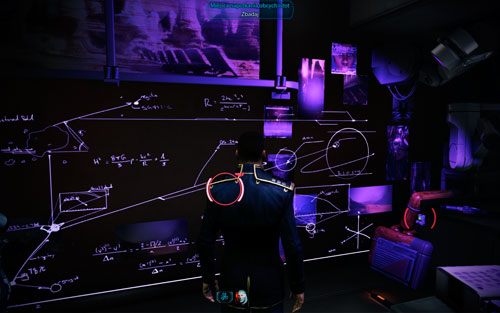 Skręć w lewo i przyjrzyj się meteorytowi a następnie przyrządowi optycznemu - Laboratorium doktora Brysona I | Opis przejścia Mass Effect 3 Leviathan - Mass Effect 3: Leviathan - poradnik do gry