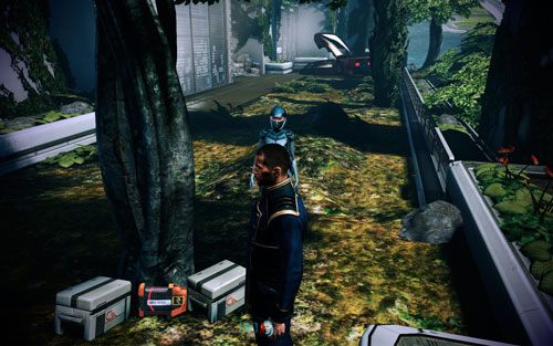 System zmniejszania odrzutu impulsem masy I (pistolet maszynowy) - w laboratorium obok meteorytu - Laboratorium doktora Brysona I | Opis przejścia Mass Effect 3 Leviathan - Mass Effect 3: Leviathan - poradnik do gry