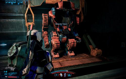 Gdy wrota zostaną otwarte, wbiegnij do środka i załaduj się do skafandra Tryton (jak nazwano tutejszego mecha) - 2181 Despoina I | Opis przejścia Mass Effect 3 Leviathan - Mass Effect 3: Leviathan - poradnik do gry