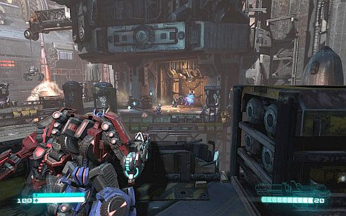 Skieruj się w stronę, w którą poszedł Warpath - Rozdział 2 - Defend the Ark | Opis przejścia | Transformers Upadek Cybertronu - Transformers: Upadek Cybertronu - poradnik do gry