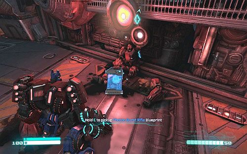 Przejdź przez drzwi i wejdź na górę po kładce - Rozdział 2 - Defend the Ark | Opis przejścia | Transformers Upadek Cybertronu - Transformers: Upadek Cybertronu - poradnik do gry