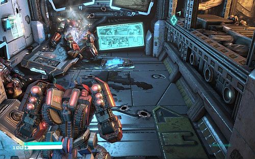 Wróć na główną drogę i podążaj za znacznikiem - Rozdział 2 - Defend the Ark | Opis przejścia | Transformers Upadek Cybertronu - Transformers: Upadek Cybertronu - poradnik do gry