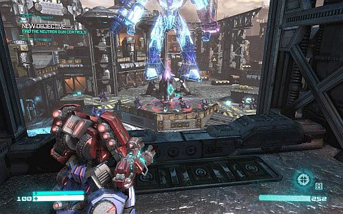 Zacznij iść za znacznikiem - Rozdział 2 - Defend the Ark | Opis przejścia | Transformers Upadek Cybertronu - Transformers: Upadek Cybertronu - poradnik do gry