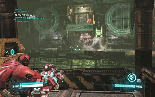 Ruszaj w stronę znacznika - Rozdział 4 - Eye of the Storm | Opis przejścia | Transformers Upadek Cybertronu - Transformers: Upadek Cybertronu - poradnik do gry