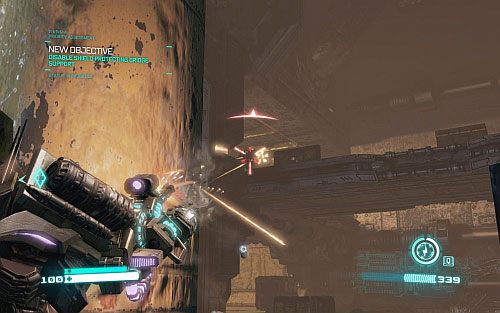 Ruszaj w stronę znacznika - Rozdział 6 - Death from Above | Opis przejścia | Transformers Upadek Cybertronu - Transformers: Upadek Cybertronu - poradnik do gry