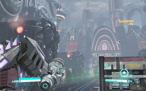 Podążaj cały czas za znacznikiem rozprawiając się z kolejnymi oddziałami wrogów (w tym z oddziałami lotniczymi) - Rozdział 10 - The Final Counton | Opis przejścia - Transformers: Upadek Cybertronu - poradnik do gry