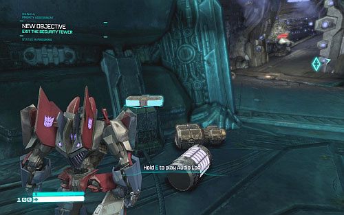 Zacznij kierować się w stronę znacznika - Rozdział 11 - Starscreams Betrayal | Opis przejścia - Transformers: Upadek Cybertronu - poradnik do gry