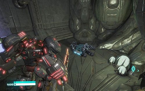 W pewnej chwili zarwie się przed tobą podłoga i trafisz do jaskini insektów - Rozdział 12 - Grimlock Smash | Opis przejścia | Transformers Upadek Cybertronu - Transformers: Upadek Cybertronu - poradnik do gry