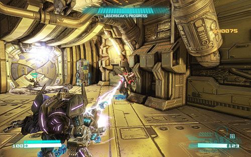 Wejdź na platformę i wciśnij E - Rozdział 13 - Till All Are One | Opis przejścia | Transformers Upadek Cybertronu - Transformers: Upadek Cybertronu - poradnik do gry