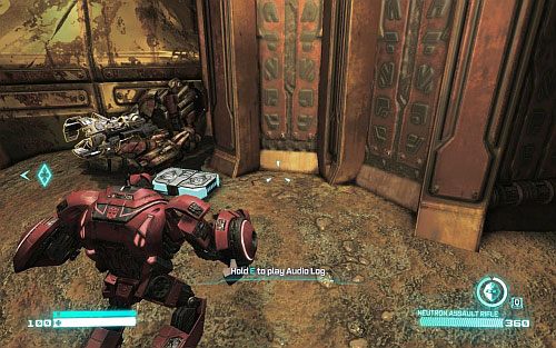 Po wyjechaniu z tunelu będziesz musiał po chwili wjechać do kolejnego - Audio Logs - rozdziały 1-6 | Audio Logs | Transformers Upadek Cybertronu - Transformers: Upadek Cybertronu - poradnik do gry