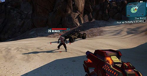 Udaj się za garaż Ellie, na północ [3] - The Bane | Misje poboczne - Sanctuary 3 | Borderlands 2 - Borderlands 2 - poradnik do gry