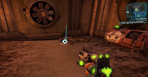 Po oczyszczeniu obszaru, idź do budynku oznaczonego numerem [8] - The Bane | Misje poboczne - Sanctuary 3 | Borderlands 2 - Borderlands 2 - poradnik do gry