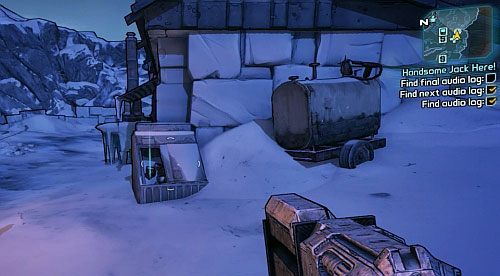 Ostatni Audio Log [4] znajduj się w kontenerze, który otwórz - Handsome Jack Here! | Misje poboczne - Southern Shelf | Borderlands 2 - Borderlands 2 - poradnik do gry