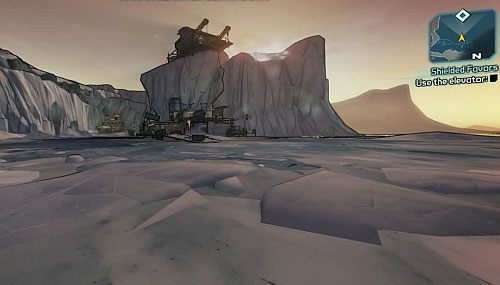 Opuść obóz Hammerlocka zachodnią bramą i udaj się do obozu Bandytów na zachodzie [2] - Shielded Favors | Misje poboczne - Southern Shelf | Borderlands 2 - Borderlands 2 - poradnik do gry