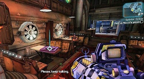 Udaj się do kryjówki Rolanda, gdzie na parterze porozmawiaj z Tannis [1] - Splinter Group | Misje poboczne - Sanctuary | Borderlands 2 - Borderlands 2 - poradnik do gry