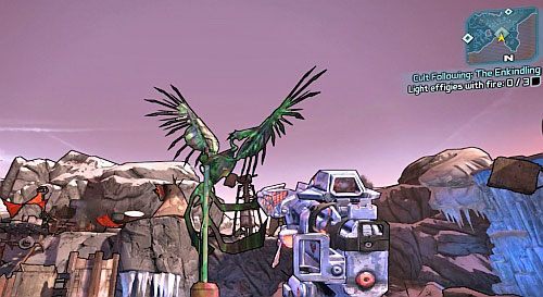 Kolejny etap zadania to podpalenie trzech Fire Effigy, które widzisz na obrazku - Cult Following - Eternal Flame | Misje poboczne - Sanctuary | Borderlands 2 - Borderlands 2 - poradnik do gry