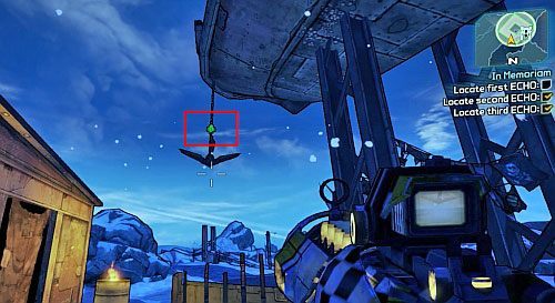 Po odsłuchaniu wiadomości, będziesz musiał odnaleźć kolejne trzy nagrania - In Memoriam | Misje poboczne - Sanctuary | Borderlands 2 - Borderlands 2 - poradnik do gry