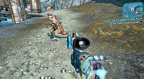 Po rozmowie z Tiną [1], udaj się do obozu Bandytów [2] - You Are Cordially Invited: RSVP | Misje poboczne - Tundra Express - Borderlands 2 - poradnik do gry